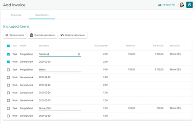 Kanban board screenshot